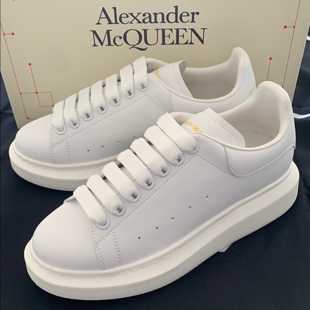 Alexander McQueen Men's White Sneakers